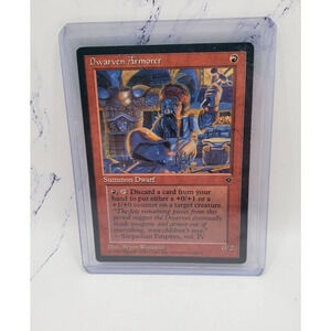 Magic The Gathering Dwarven Armorer Fallen Empires MTG